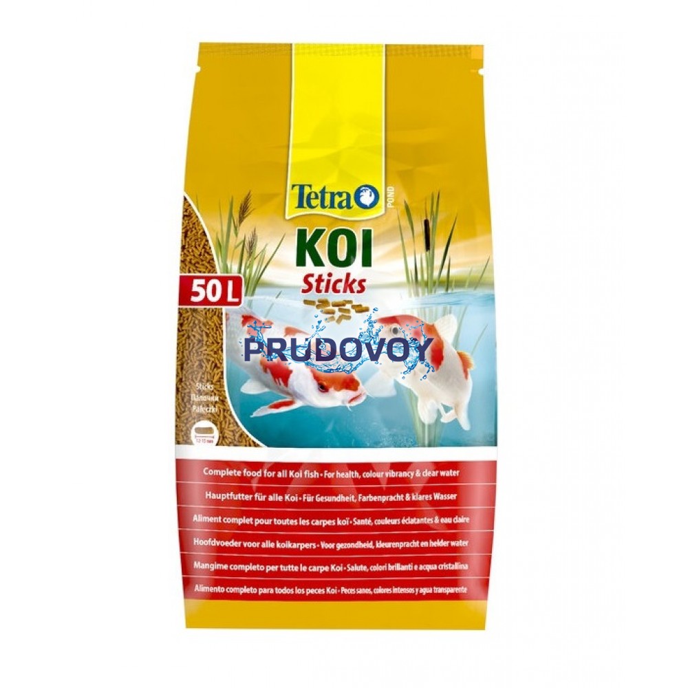 Tetra Pond Koi Sticks 50 литров (палочки) - корм для всех видов прудовых рыб